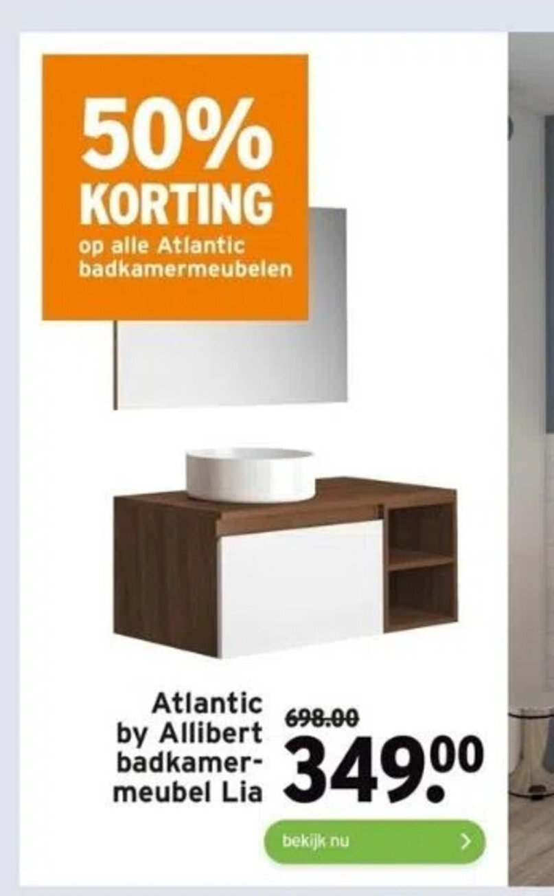 Atlantic By Allibert Badkamer Meubel Lia Aanbieding Bij Gamma