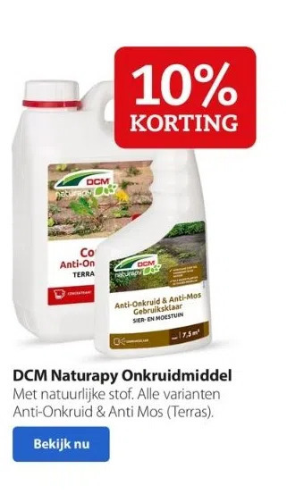 Dcm Naturapy Onkruidmiddel Met Natuurlijke Stof Alle Varianten Anti