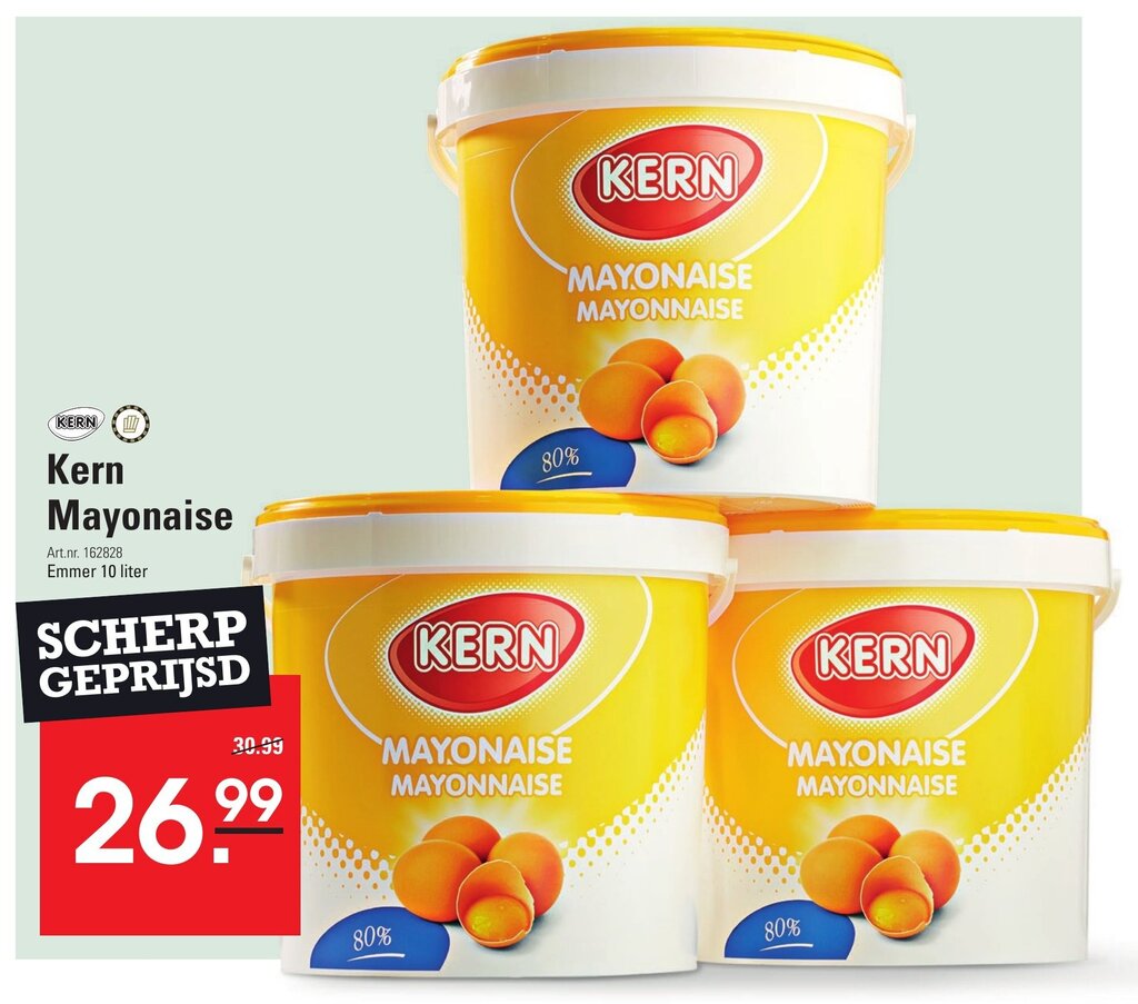 Kern Mayonaise Art Nr Emmer Liter Aanbieding Bij De Kweker