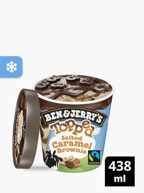 Ben Jerry S Topped Salted Caramel Brownie Ml Aanbieding Bij Flink