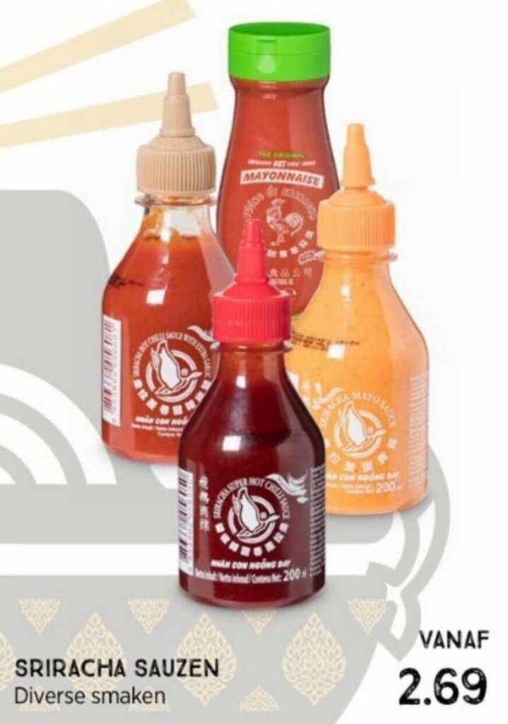 Sriracha Sauzen Diverse Smaken Aanbieding Bij Xenos