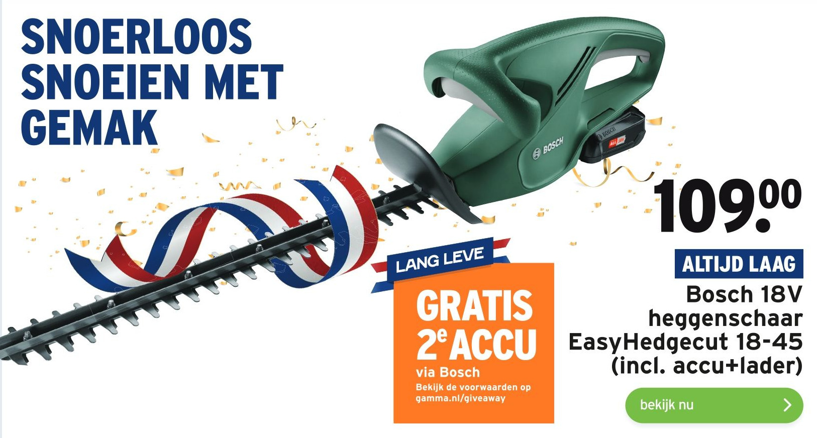 Bosch V Heggenschaar Aanbieding Bij Gamma