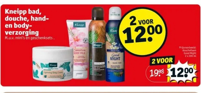 Kneipp Bad Douche Handen Bodyverzorging M U V Mini S En Geschenksets