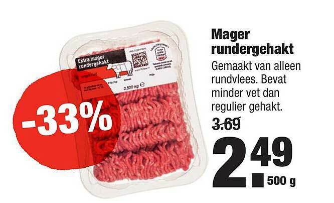 Mager Rundergehakt Gram Aanbieding Bij Aldi