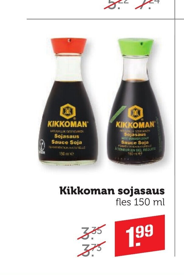 Kikkoman Sojasaus Fles Ml Aanbieding Bij Coop