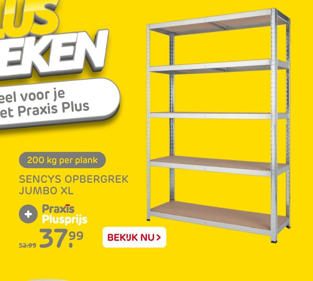 Sencys Opbergrek Jumbo Xl Aanbieding Bij Praxis