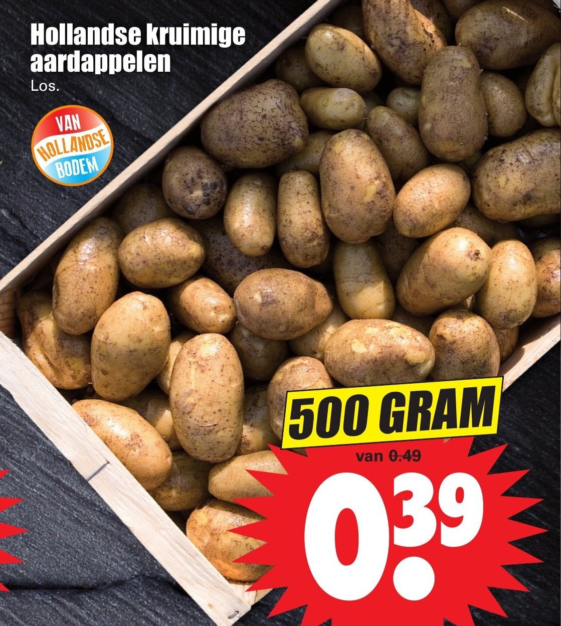 Hollandse Kruimige Aardappelen 500g Aanbieding Bij Dirk