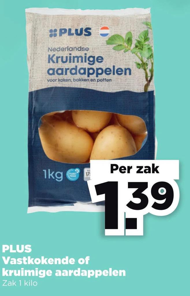 Plus Vastkokende Of Kruimige Aardappelen Aanbieding Bij PLUS