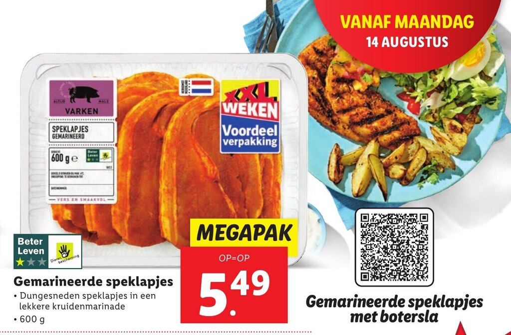 Gemarineerde Speklapjes G Aanbieding Bij Lidl