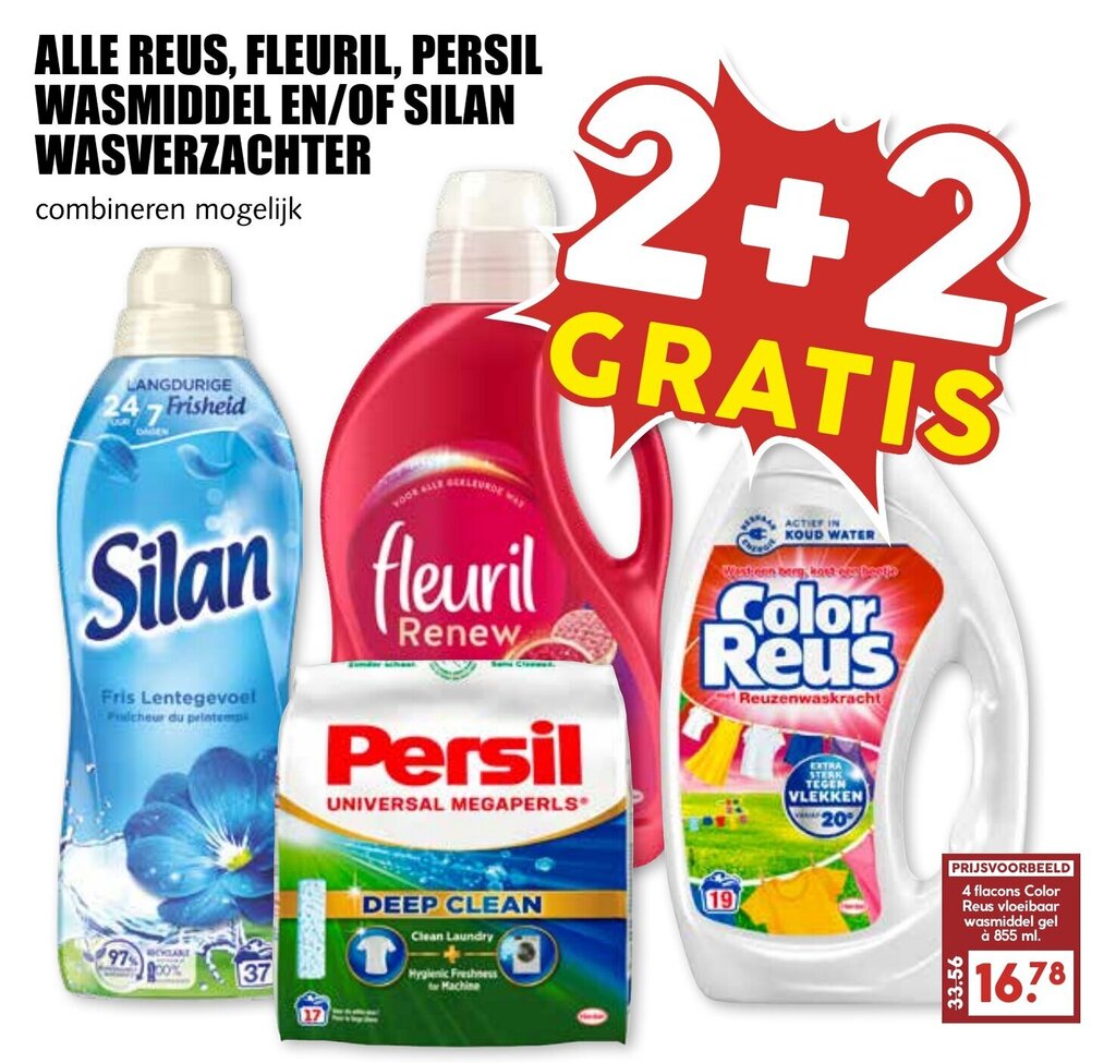 Alle Reus Fleuril Persil Wasmiddel En Of Silan Wasverzachter