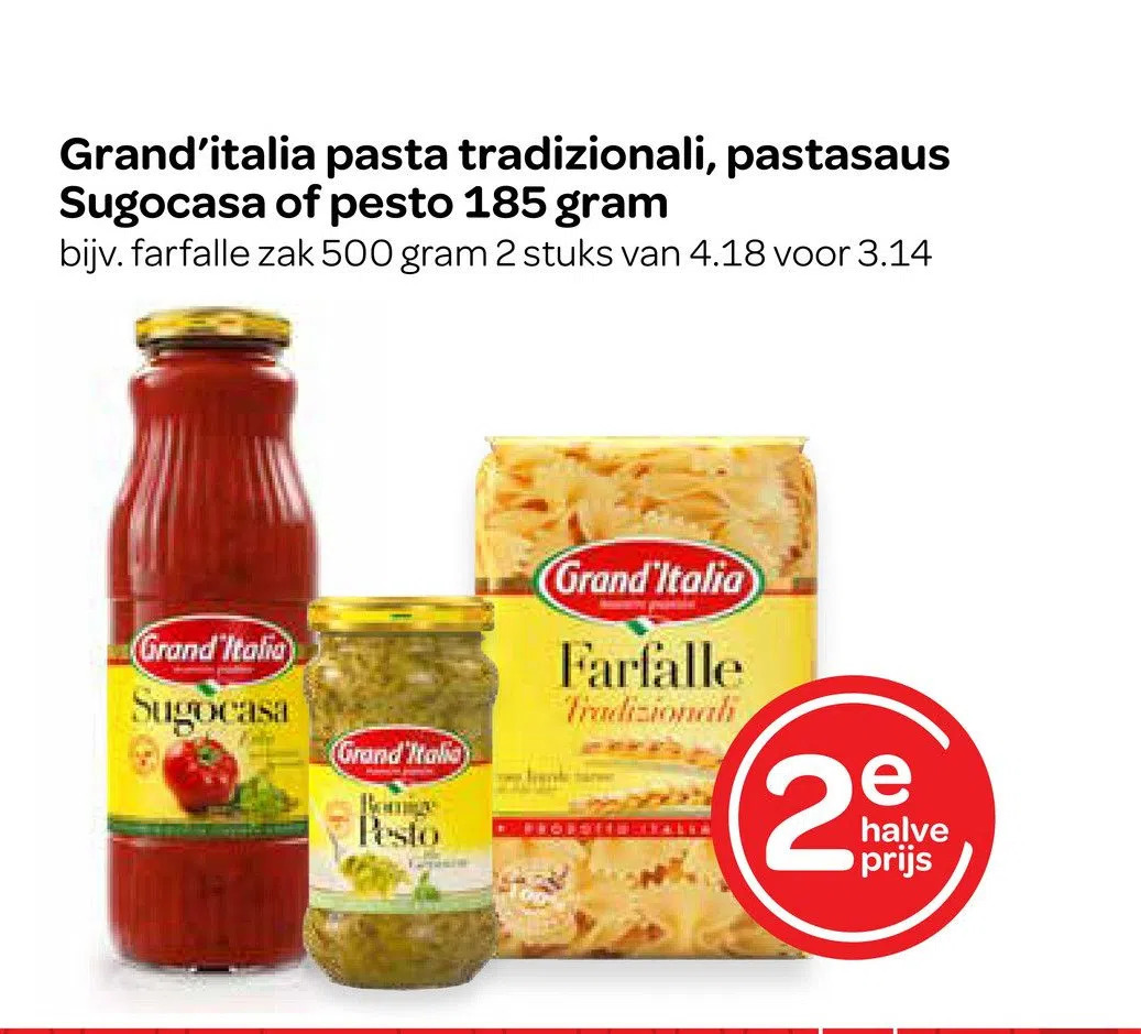 Grand Italia Pasta Tradizionali Pastasaus Sugocasa Of Pesto Gram