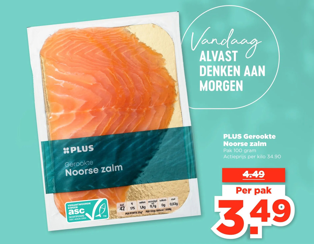 Plus Gerookte Noorse Zalm Aanbieding Bij Plus