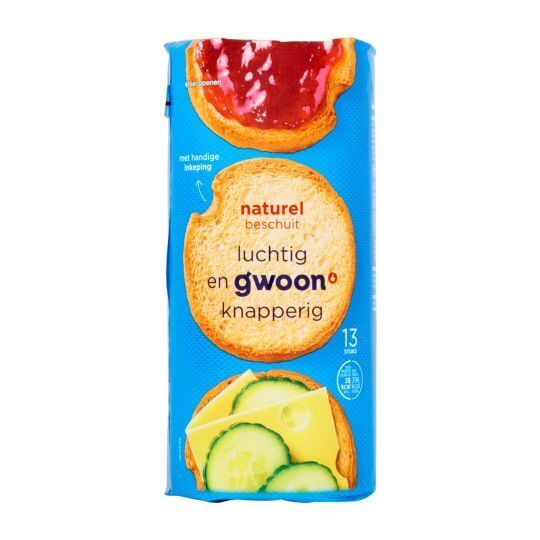 G Woon Beschuit Naturel Aanbieding Bij Coop