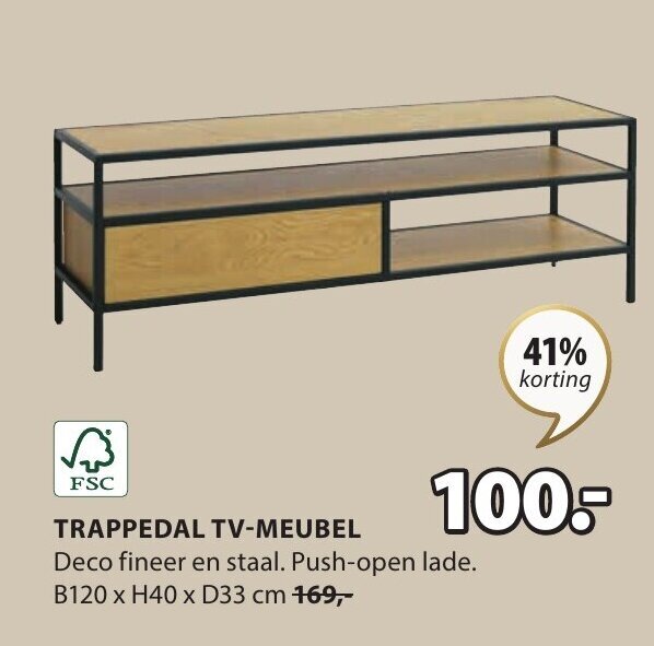 Trappedal Tv Meubel Aanbieding Bij Jysk