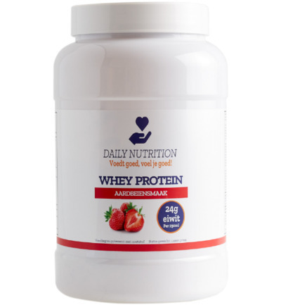 Daily Nutrition Whey Protein Aardbei 1000g Aanbieding Bij Drogisterij Net