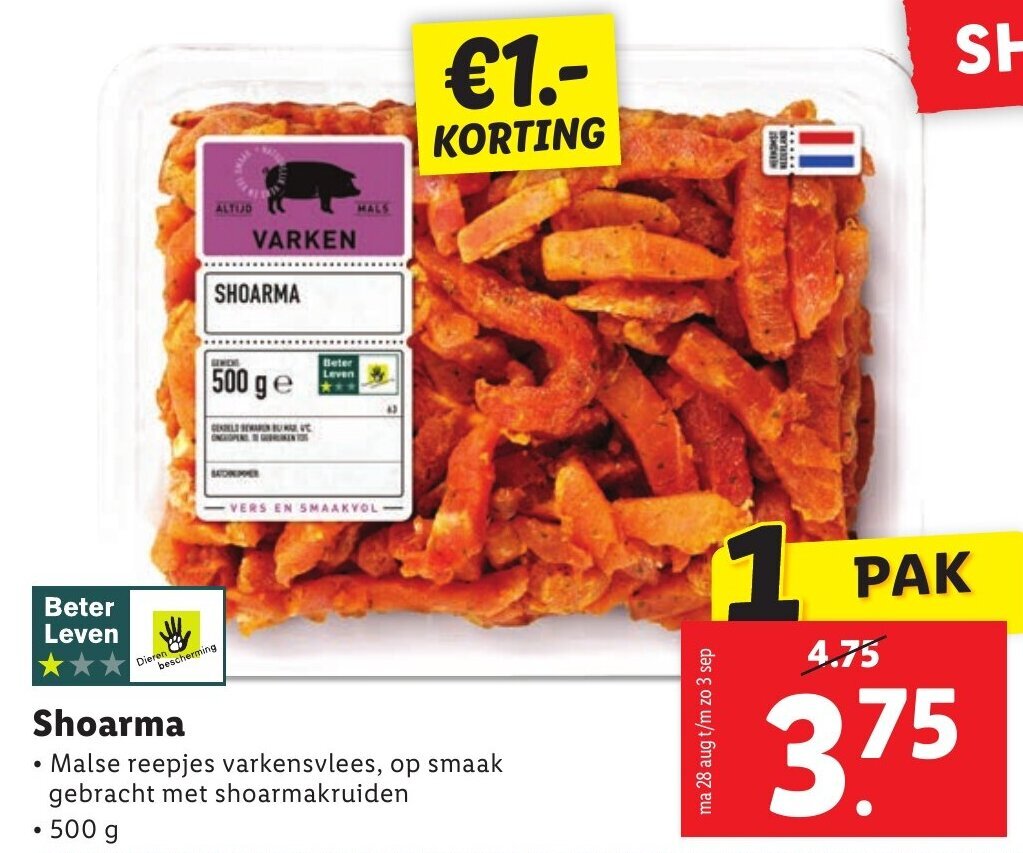 Shoarma G Aanbieding Bij Lidl