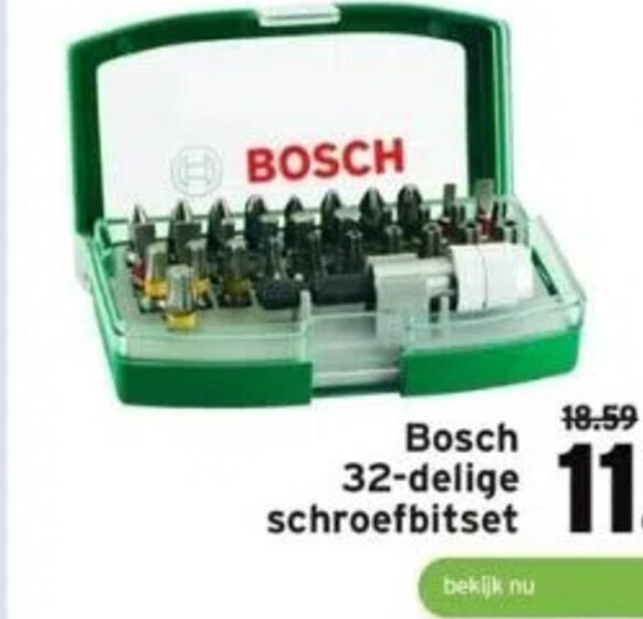 Bosch Delige Schroefbitset Aanbieding Bij Gamma