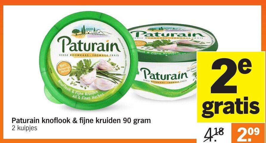 Paturain Knoflook Fijne Kruiden 90 Gram Aanbieding Bij Albert Heijn