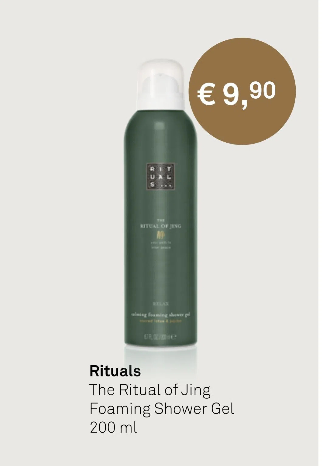 Rituals The Ritual Of Jing Foaming Shower Gel Ml Aanbieding Bij