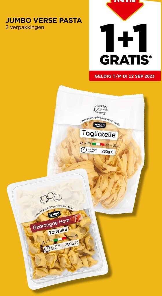 JUMBO VERSE PASTA Aanbieding Bij Jumbo