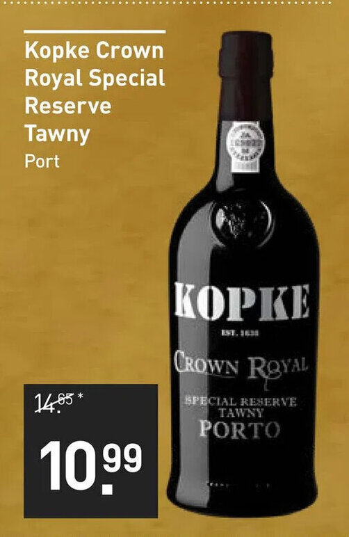 Kopke Crown Royal Special Reserve Tawny Port Aanbieding Bij Gall Gall