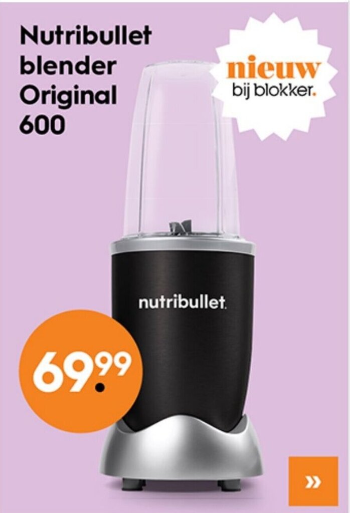 Nutribullet Blender Original 600 Aanbieding Bij Blokker