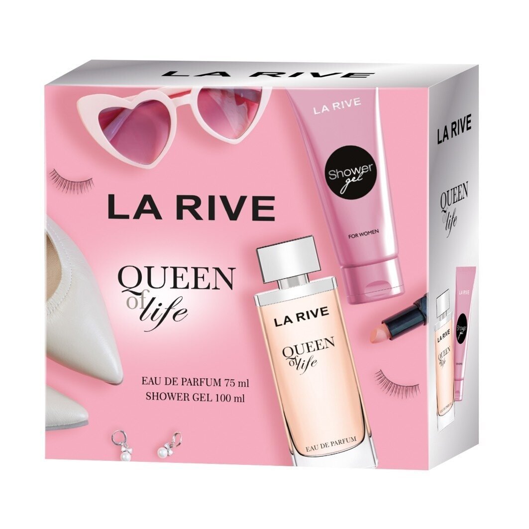 La Rive Queen Of Life 75ml Eau De Parfum 100ml Showergel Giftset