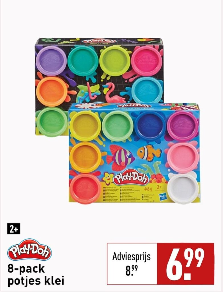 Play Doh Pack Potjes Klei Aanbieding Bij Aldi