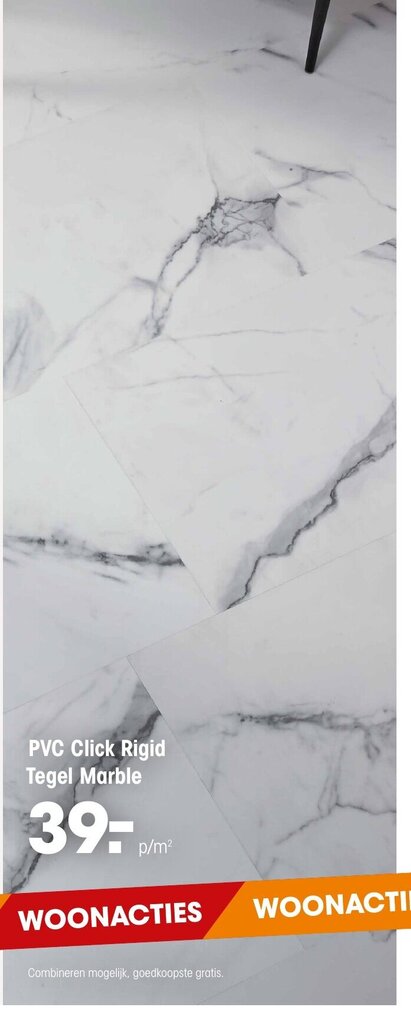 PVC Click Rigi Tegel Marble Aanbieding Bij Kwantum