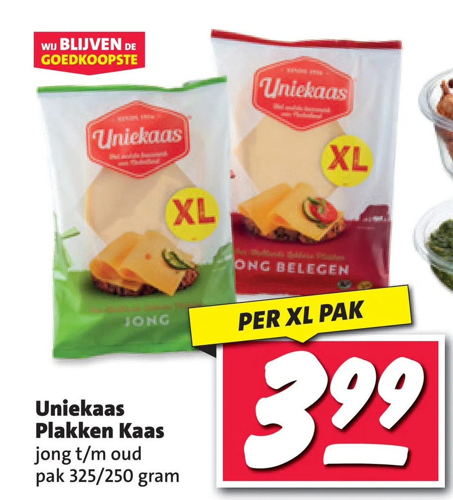 Uniekaas Plakken Kaas Aanbieding Bij Nettorama