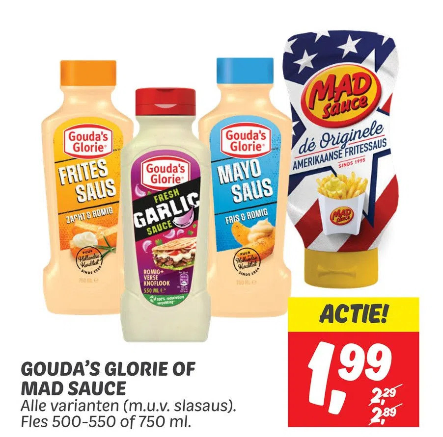 Gouda S Glorie Of Mad Sauce Aanbieding Bij Dekamarkt