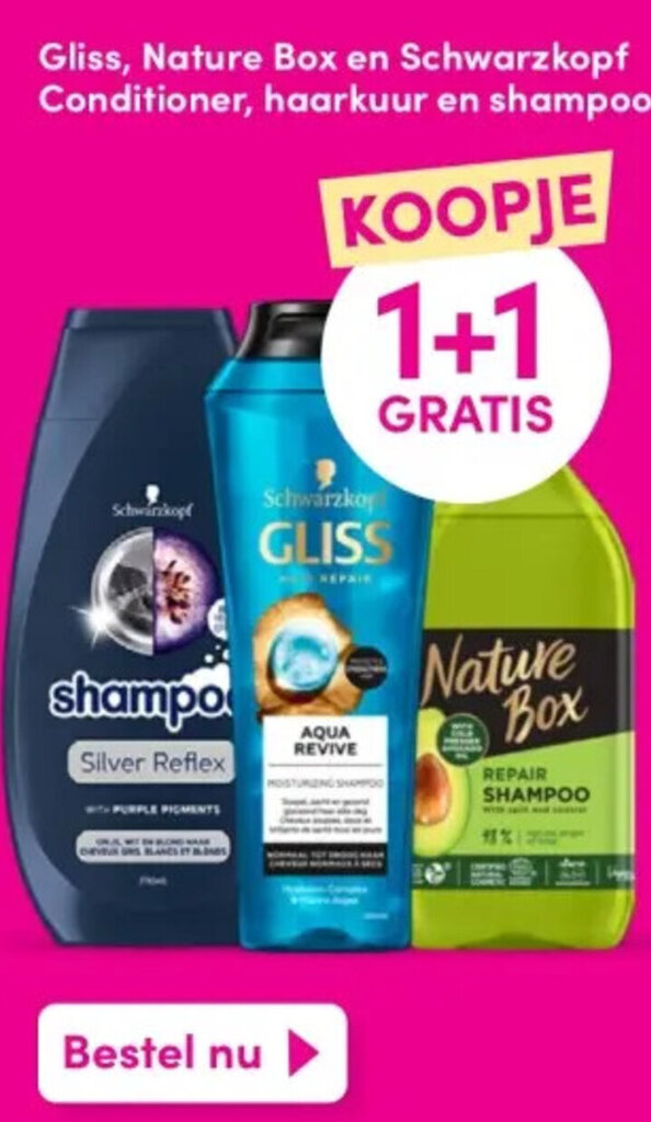 Gliss Nature Box En Schwarzkopf Conditioner Haarkuur En Shampoo