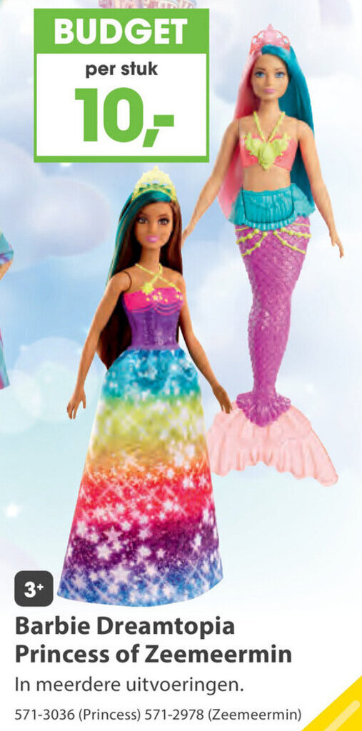 Barbie Dreamtopia Princess Of Zeemeermin Aanbieding Bij Top1Toys