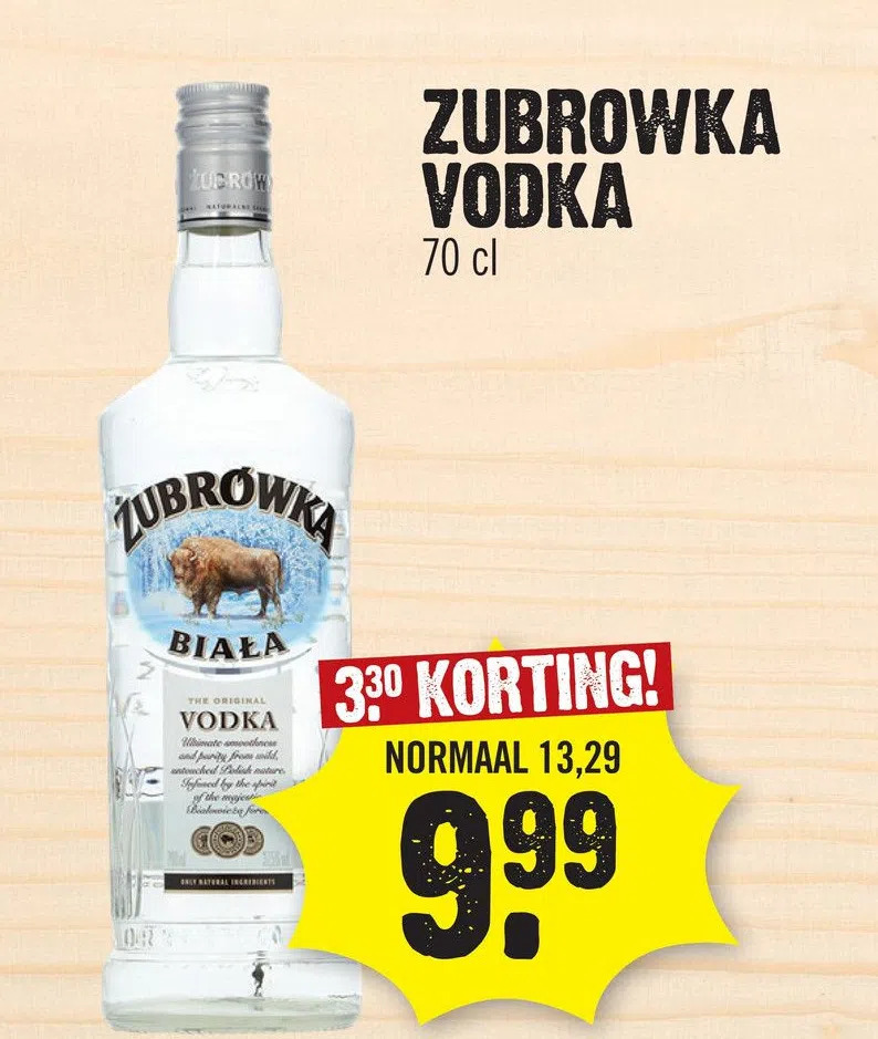 Zubrowka Vodka Aanbieding Bij Super Dirck