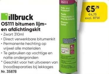 Illbruck Os111 Bitumen Lijm Aanbieding Bij Toolstation