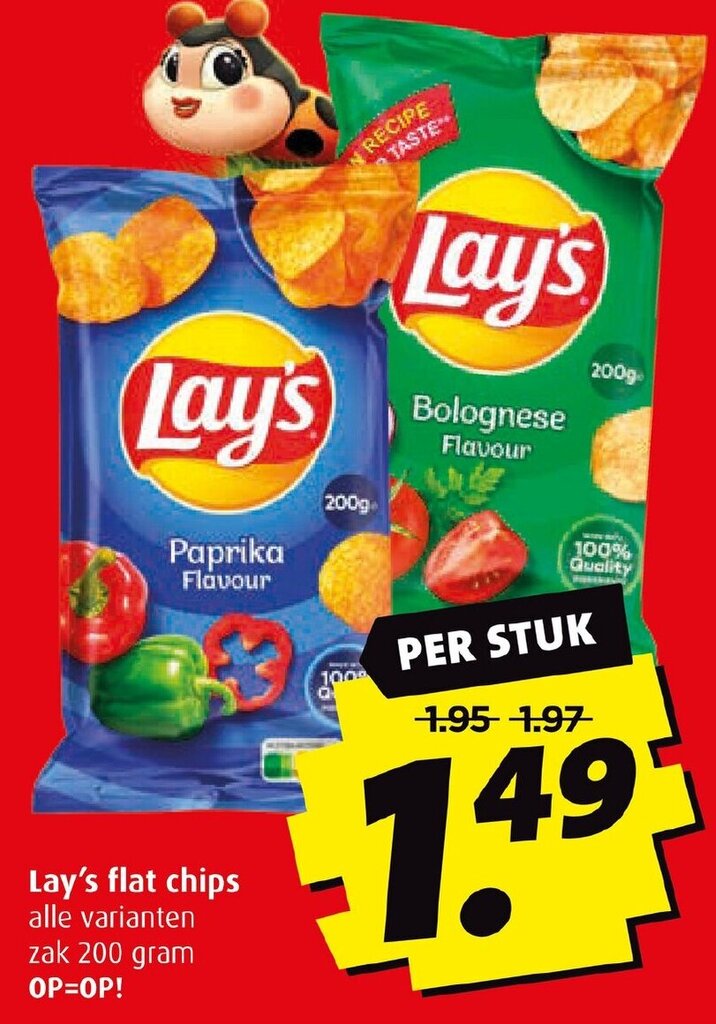 Lay S Flat Chips Aanbieding Bij Nettorama