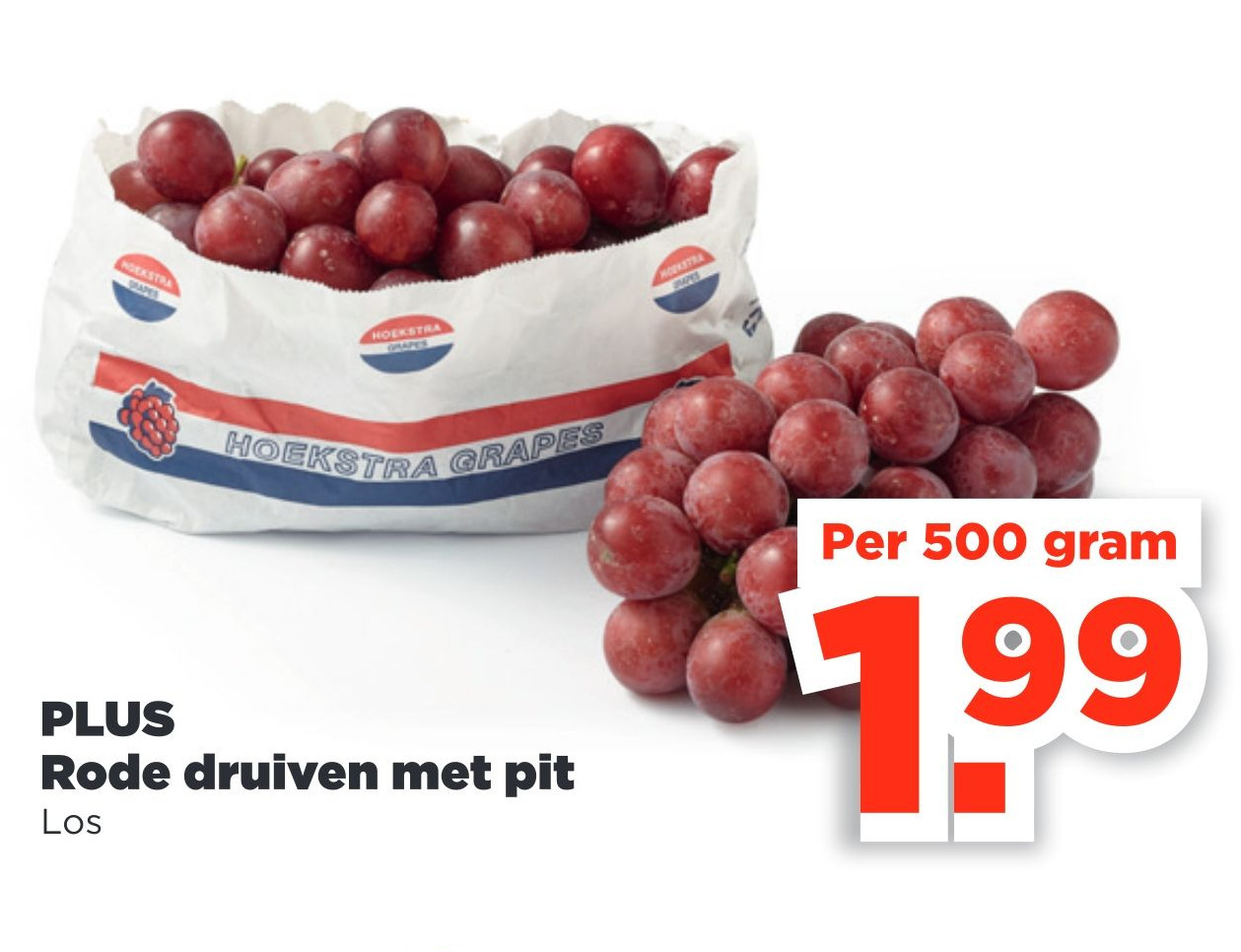 Plus Rode Druiven Met Pit Gram Aanbieding Bij Plus