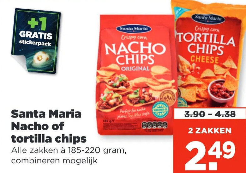 Santa Maria Nacho Of Tortilla Chips Aanbieding Bij PLUS