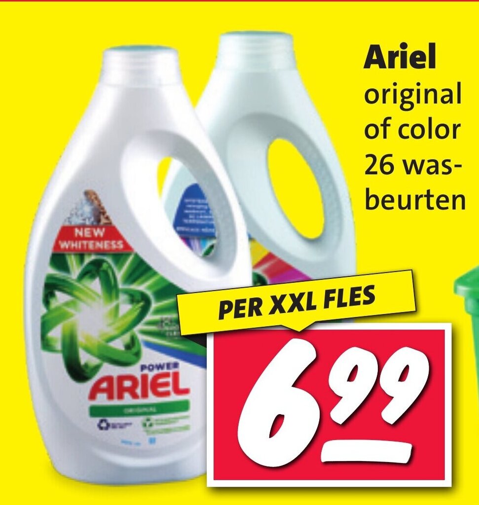 Ariel Original Of Color Wasbeurten Aanbieding Bij Nettorama