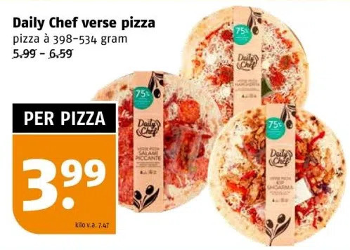 Daily Chef Verse Pizza Aanbieding Bij Poiesz