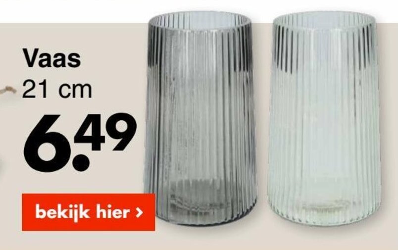 Vaas Cm Aanbieding Bij Wibra