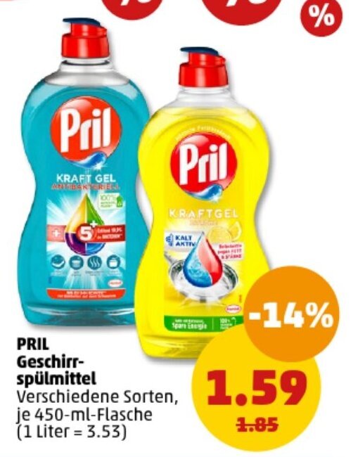 Pril Geschirrsp Lmittel Ml Aanbieding Bij Penny De