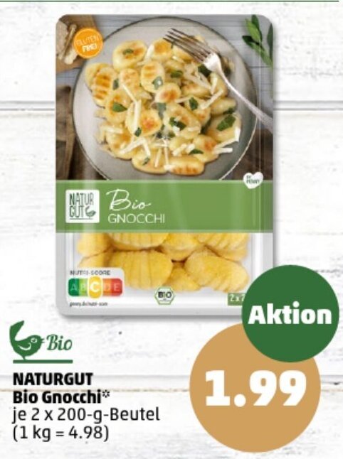 NATURGUT Bio Gnocchi 200g Aanbieding Bij PENNY DE