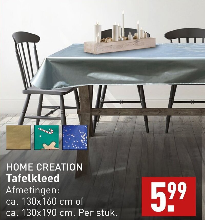 HOME CREATION Tafelkleed Aanbieding Bij ALDI