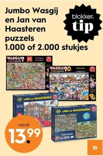 Jumbo Wasgij En Jan Van Haasteren Puzzels Of Stukjes