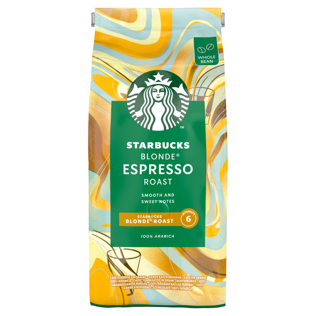 Starbucks Koffiebonen Blonde Espresso Roast Gratis Aanbieding Bij