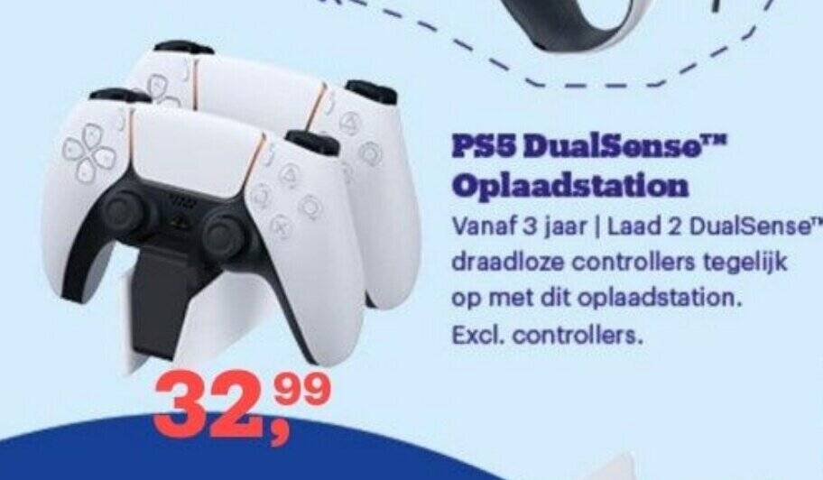 PS5 DualSense Oplaadstation Aanbieding Bij Bol