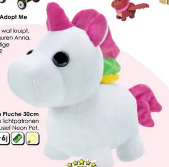 01733310 Adopt Me Unicorn Pluche 30cm Unicorn Pluche 30cm Aanbieding