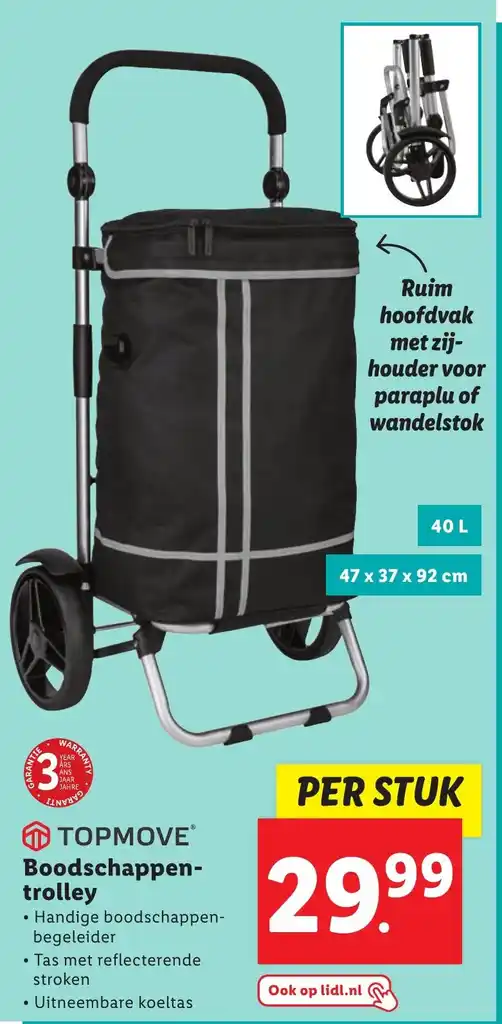 TOPMOVE Boodschappen Trolley Aanbieding Bij Lidl