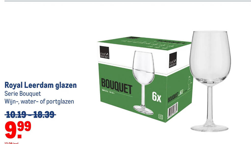 Royal Leerdam Glazen Aanbieding Bij Makro